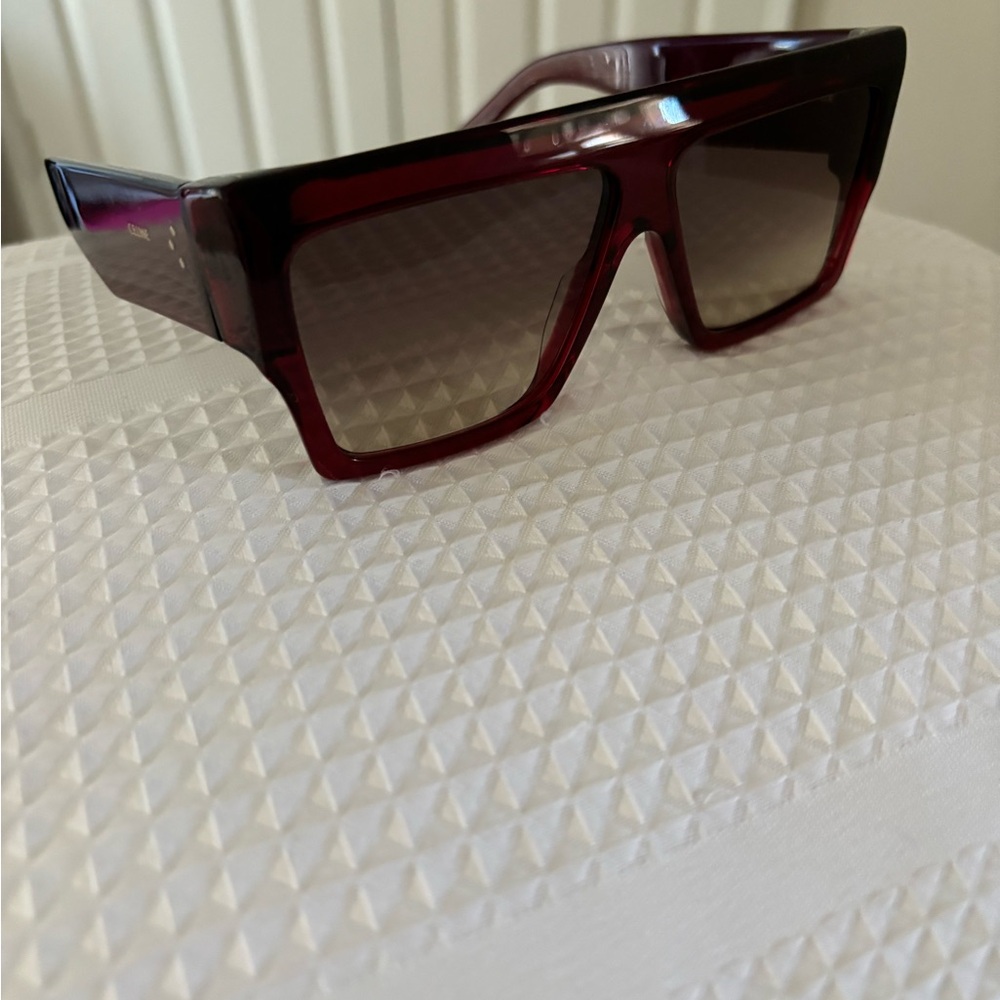 Cline 61mm Exaggerated Rectangular Sunglasses - image 8